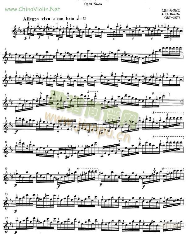 丹克拉 Op.73 No.151