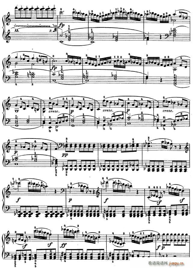 第二十一钢琴奏鸣曲（Op.53）12