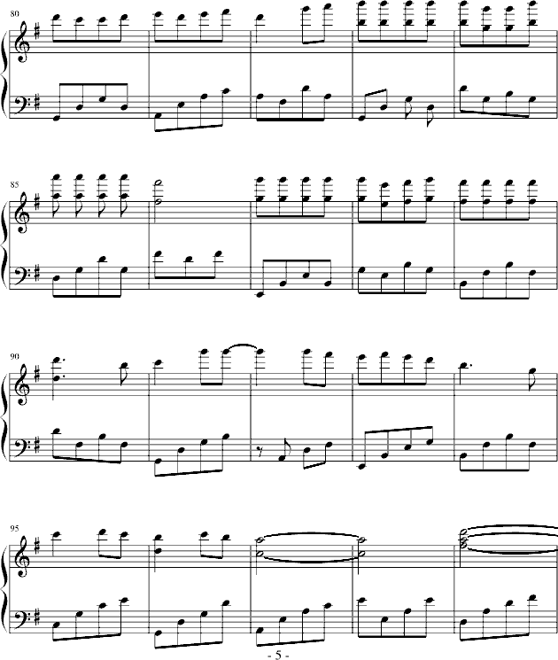 梦-钢琴谱(钢琴曲)-tianshizhu125