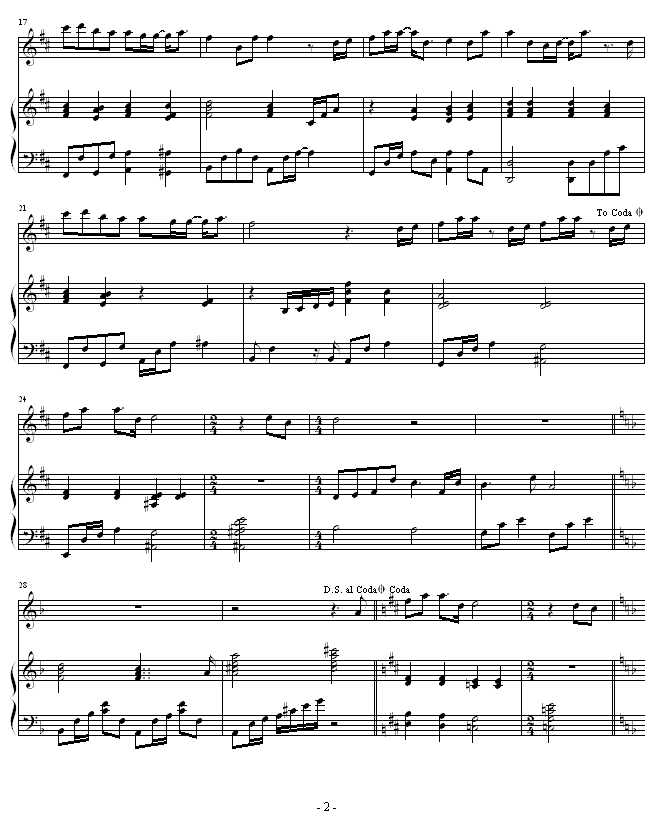 我的爱-弹唱版-钢琴谱(钢琴曲)-孙燕姿2