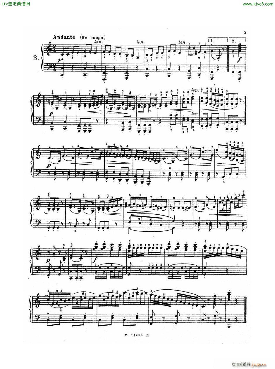 Haydn Twelve Easy Pieces For Piano6