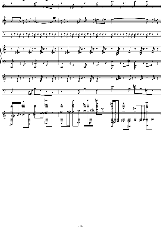 狂乱舞曲-钢琴谱(钢琴曲)-14736910