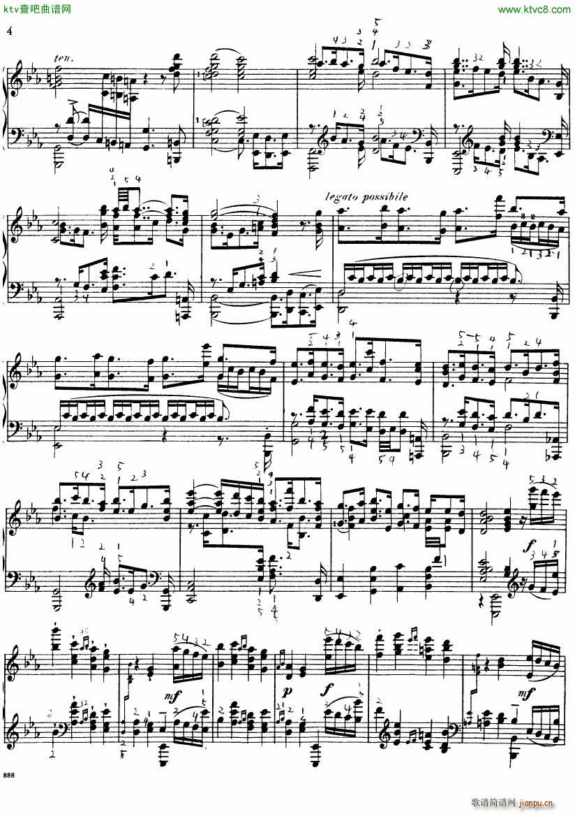 Bach JS BWV 552 Prelude and Fugue in Eb arr Busoni4