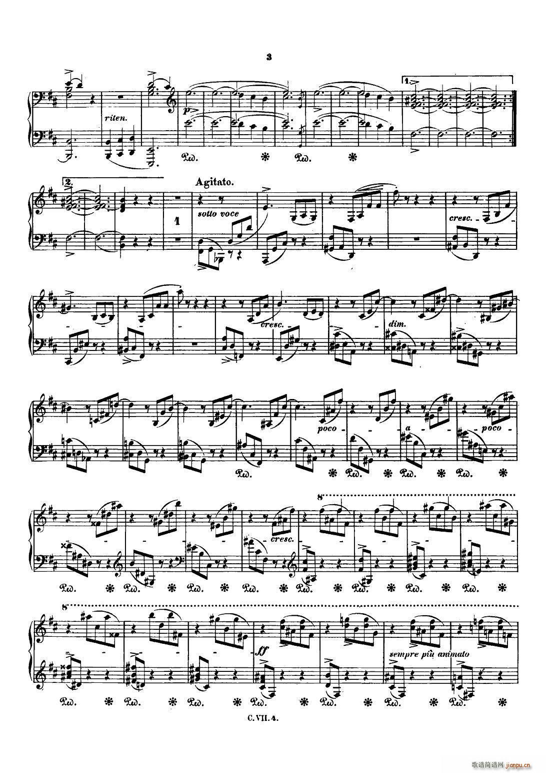 肖邦 钢琴谐谑曲 Chopin Scherzo（No 1 b小调 Op 20）2