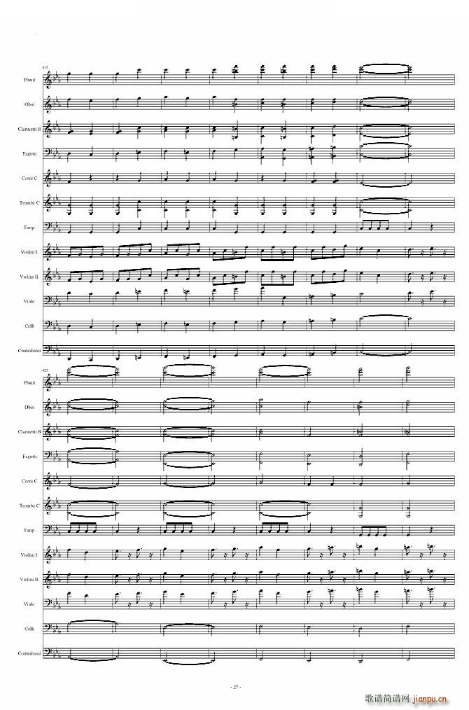 命运交响曲（潦草）_贝多芬 beethoven27
