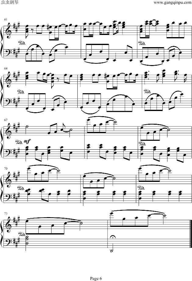 滨崎步-carols-钢琴谱(钢琴曲)-滨崎步6