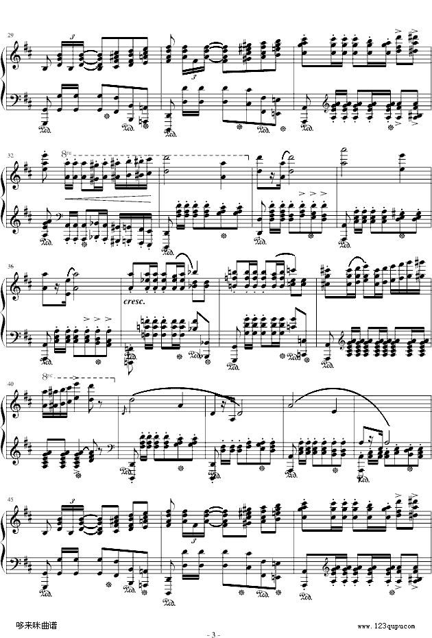 波兰军队舞曲-Op.40 No.1-肖邦3