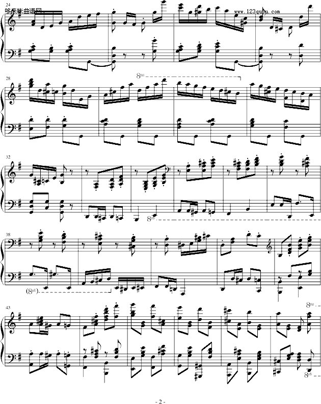 胡桃夹子中俄罗斯舞曲-柴科夫斯基2