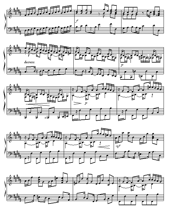 Etude in B Major2