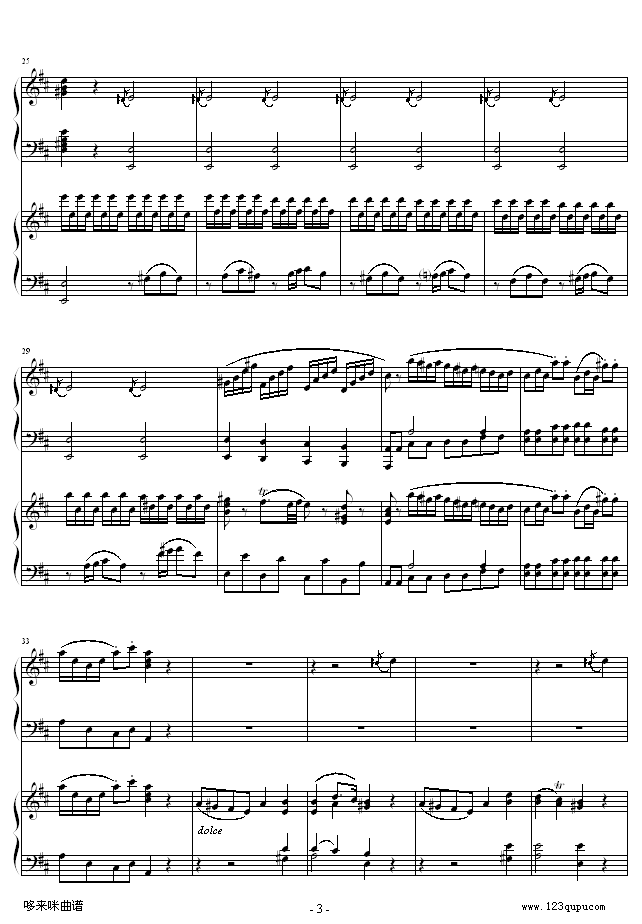 D大调双钢琴奏鸣曲K448第一乐章-莫扎特3