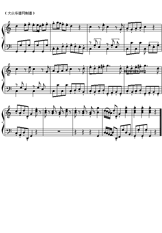 (奥)海顿“玩具交响曲”第一乐章2