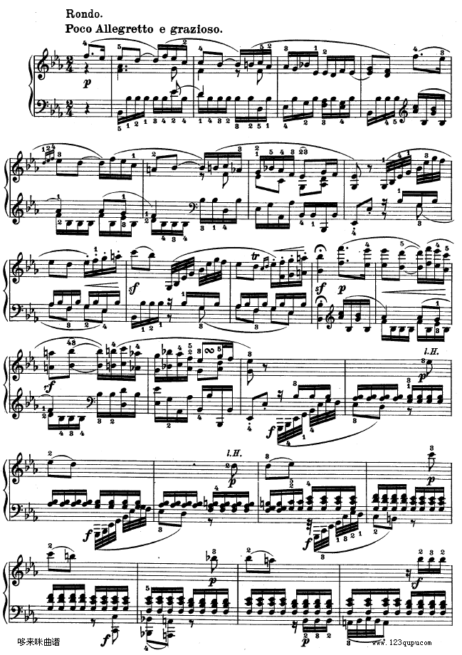 降E大调第四钢琴奏鸣曲-Op.7-贝多芬18