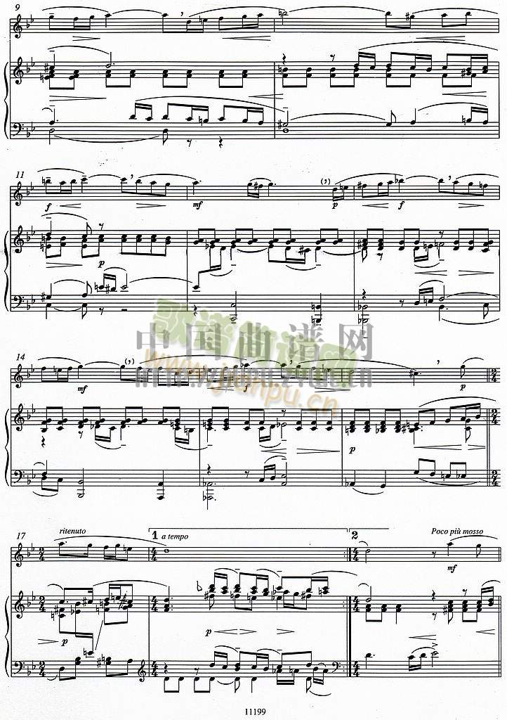 Vocalise by Rachmaninoff    （长笛独奏谱）2
