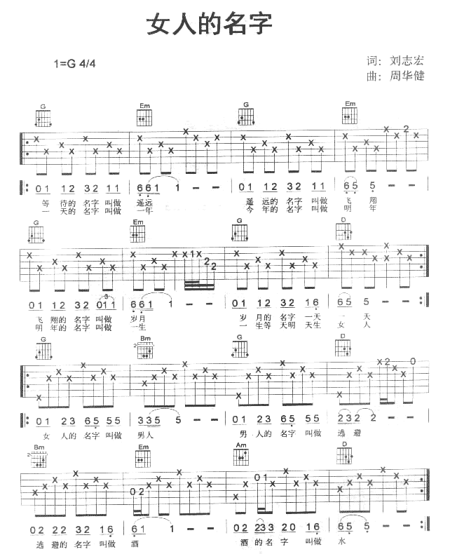 女人的名字1