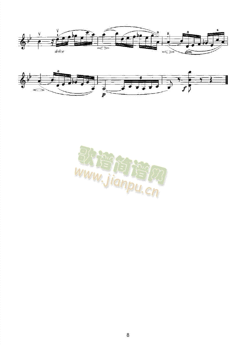 马扎斯小提琴华丽练习曲27首作品36号 弦乐类 小提琴8