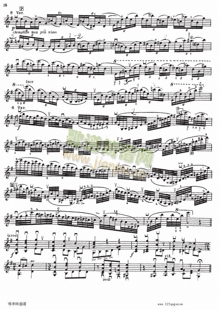 伊萨伊小提琴奏鸣曲（sonate No2）6