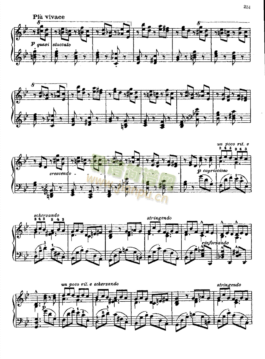 塔兰台拉舞曲 键盘类 钢琴4