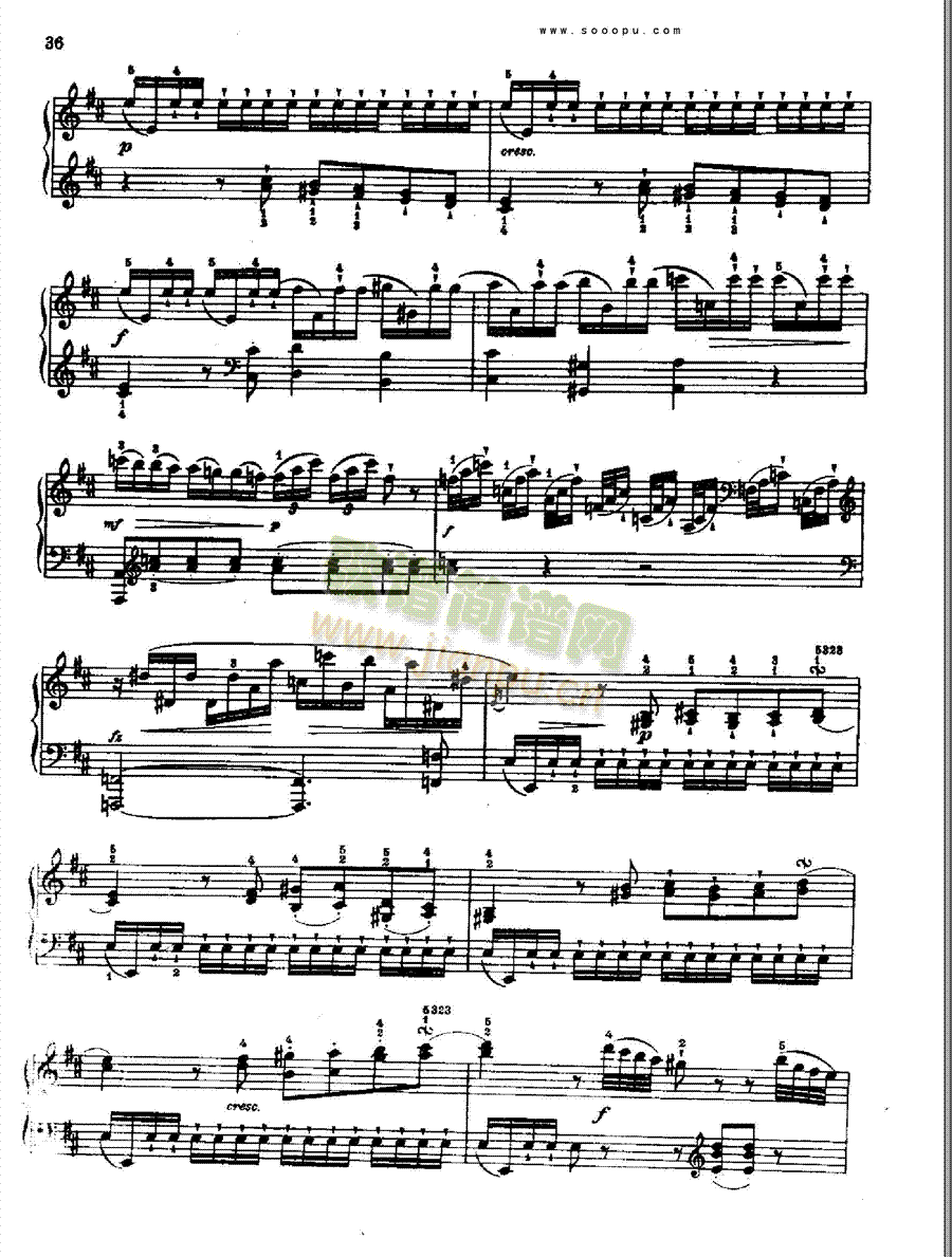 奏鸣曲 五1767 键盘类 钢琴2