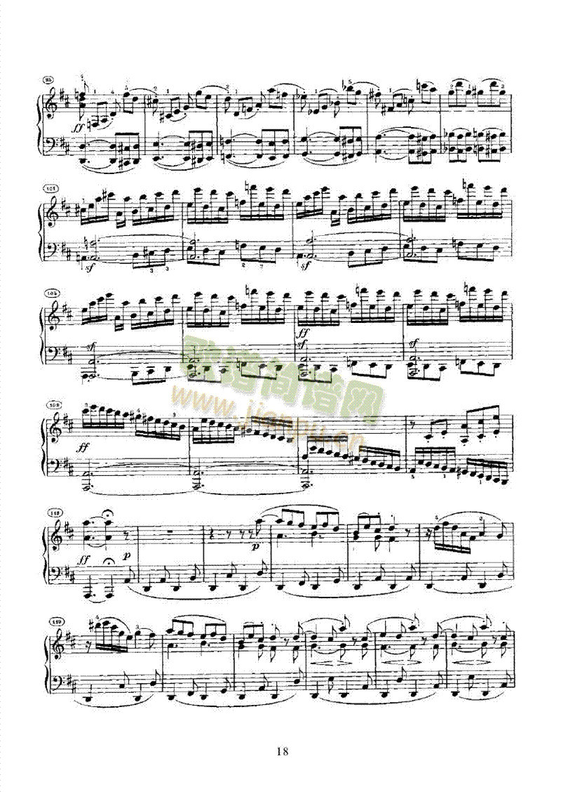 奏鸣曲(Opus28) 键盘类 钢琴18