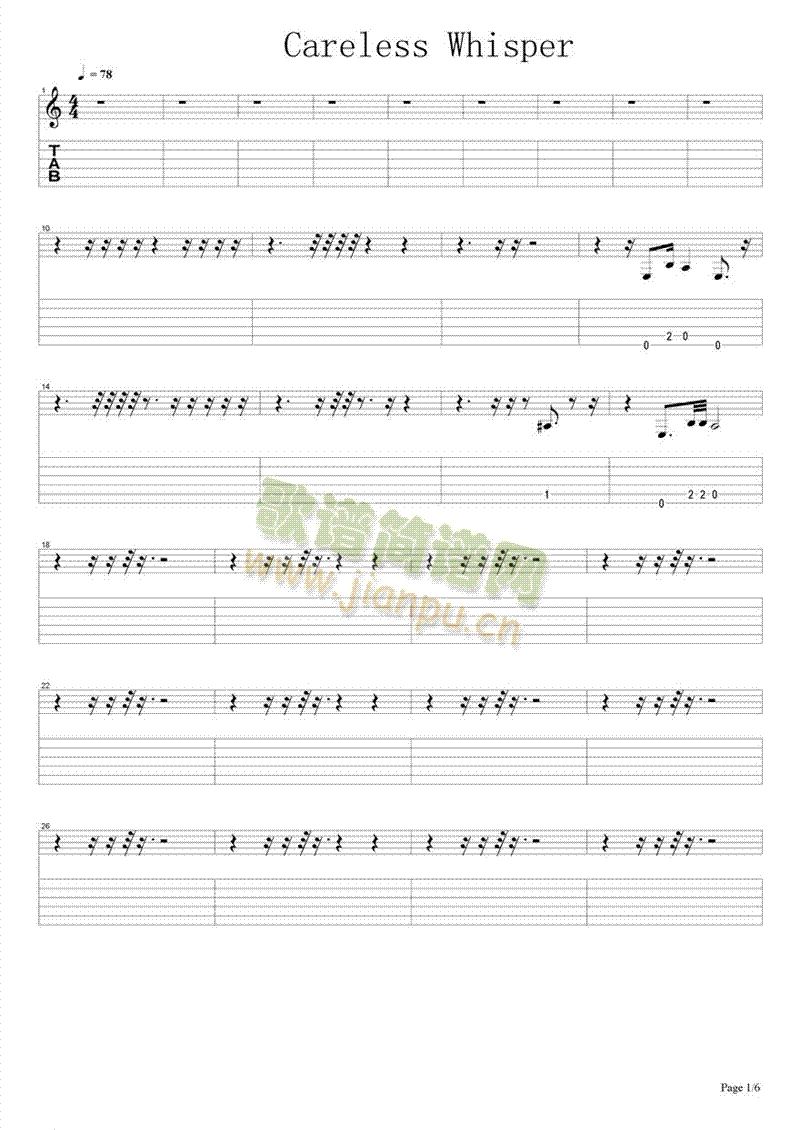 Careless Whisper1