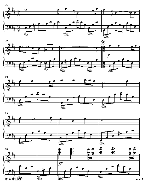当他远离时-克莱德曼2