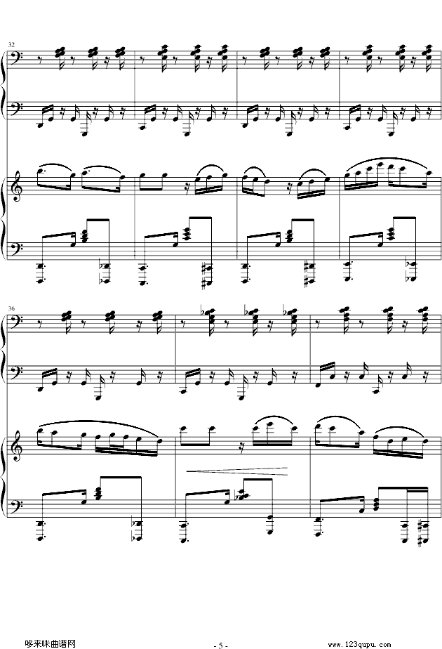 爵士双钢琴奏鸣曲第三乐章-米约5