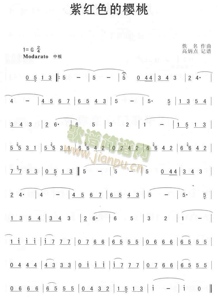 紫红色的樱桃1