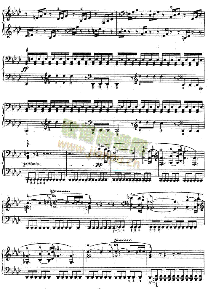 热情奏鸣曲-作品57号(第二十三钢琴奏鸣曲)8