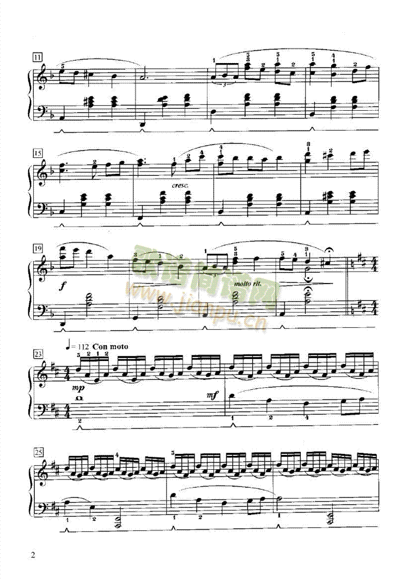 午夜狂想曲 键盘类 钢琴2