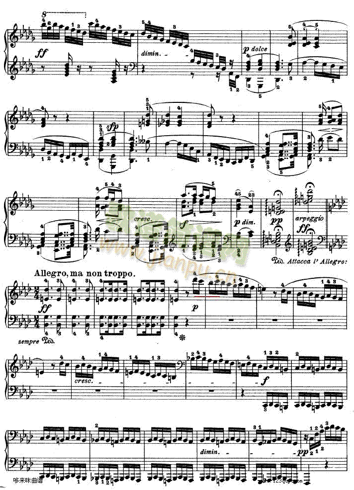热情奏鸣曲-作品57号(第二十三钢琴奏鸣曲)-贝多芬19