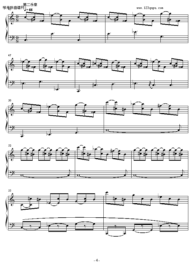 C大调奏鸣曲-曹博来4