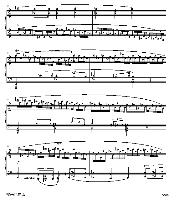 肖邦练习曲第２３首-（冬风）-肖邦6