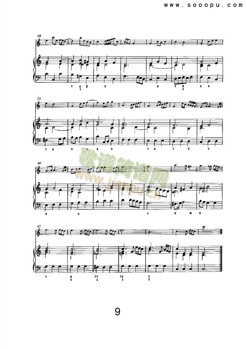 e小调第五奏鸣曲 管乐类 长笛9