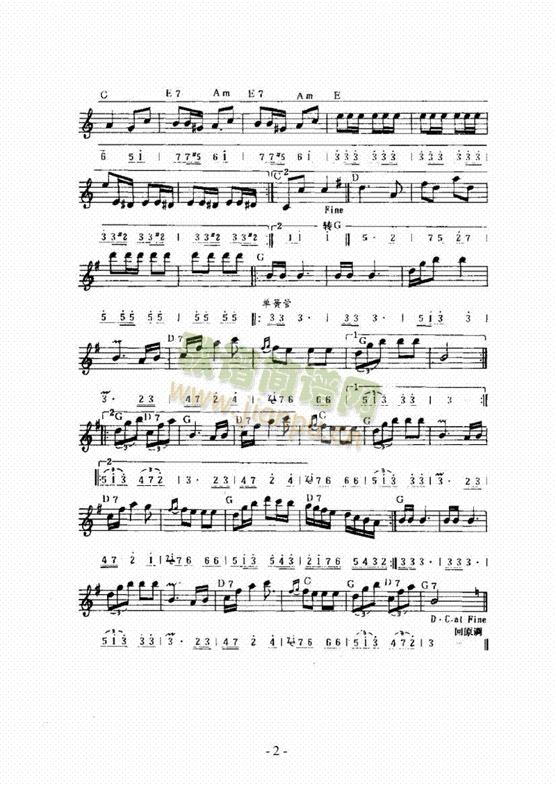 《拉德斯基进行曲》主题曲 键盘类 电子琴2