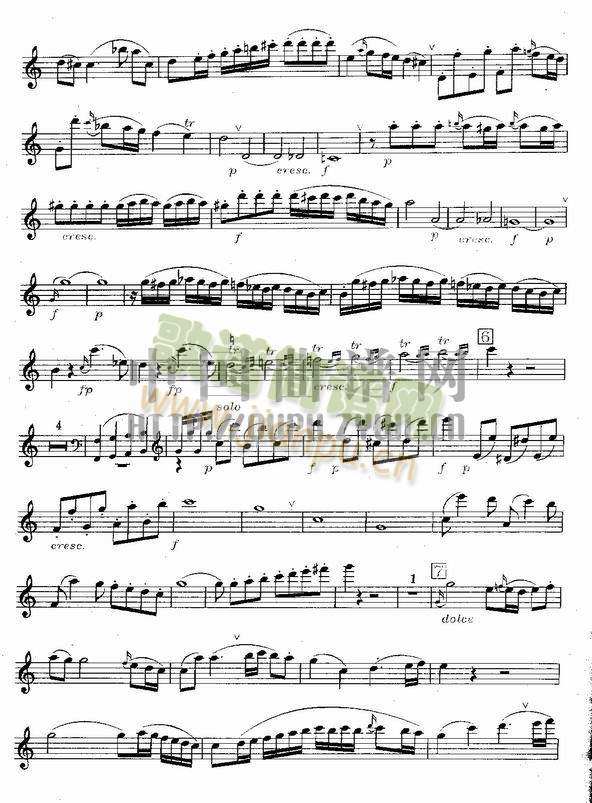 莫扎特C大调长笛协奏曲(Morzat C Major Concerto)3