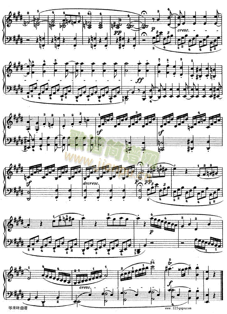 E大调第九钢琴奏鸣曲　Op. 14 No―1-贝多芬13