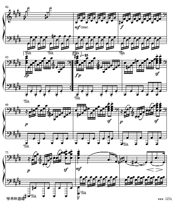 月光(第三乐章)-贝多芬6
