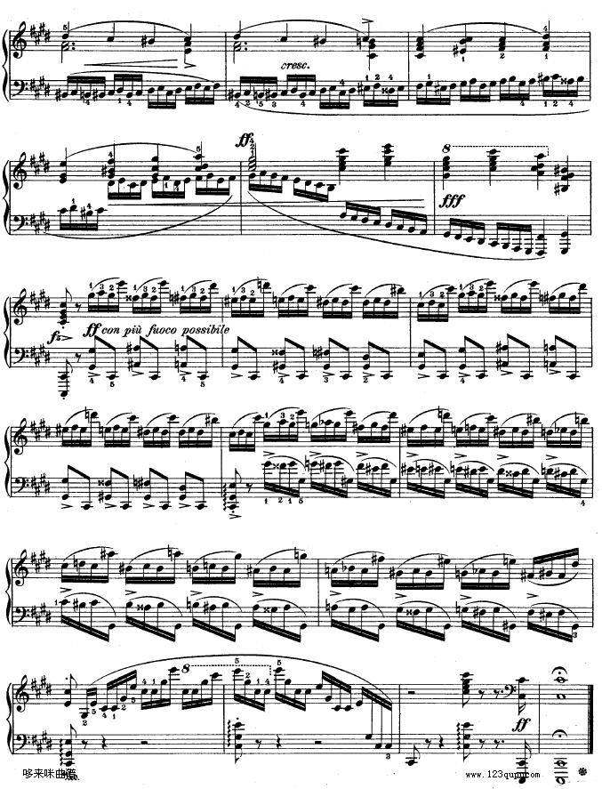练习曲OP.10 - No4-肖邦5