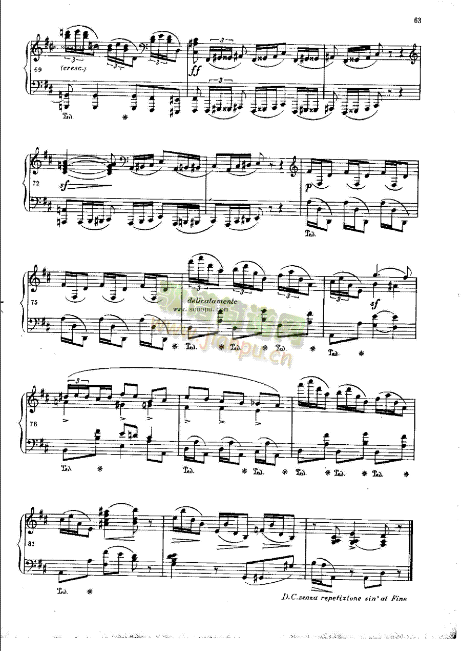 肖邦作曲 OP.71  Nr1 键盘类 钢琴6