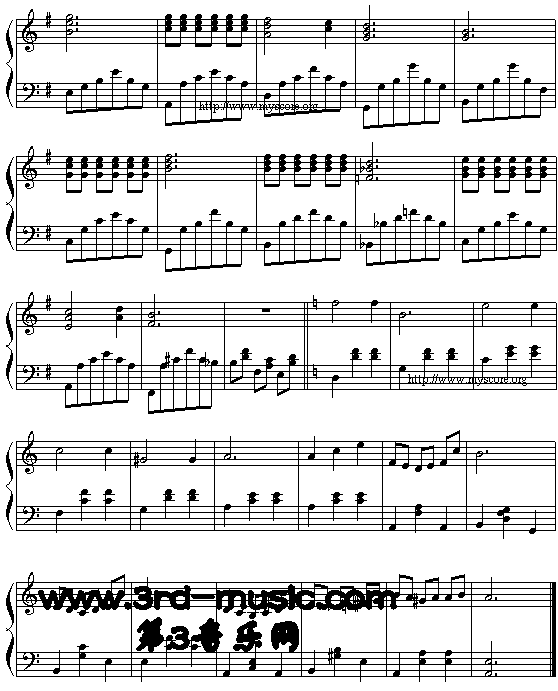 White lover(《冬日恋歌》插曲)[钢琴曲谱]3