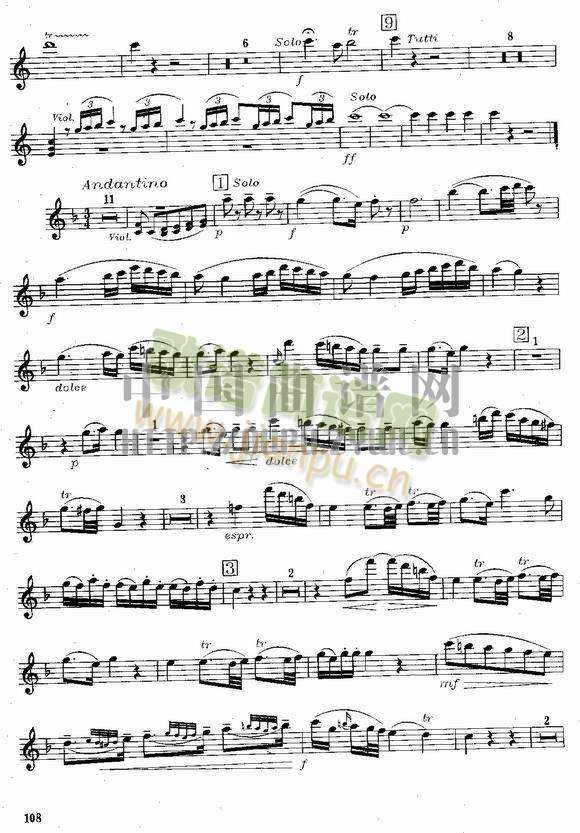 莫扎特C大调长笛协奏曲(Morzat C Major Concerto)4