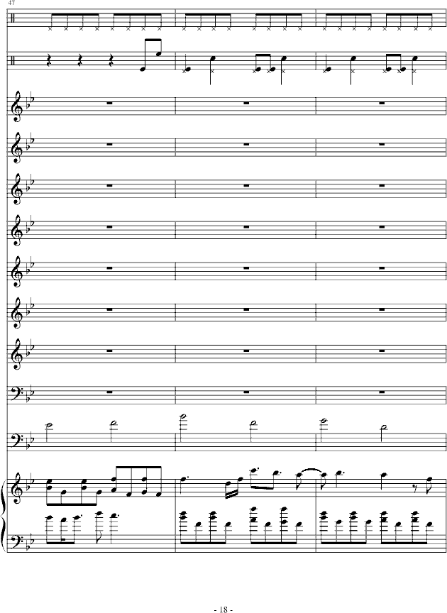 黑白猪18