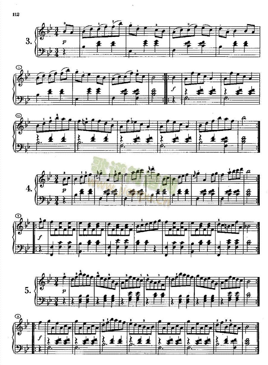 8首连德勒舞曲D378 键盘类 钢琴2