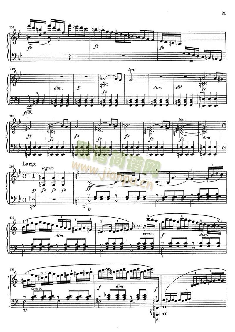 克莱门蒂g小调钢琴奏鸣曲&nbsp;1-95