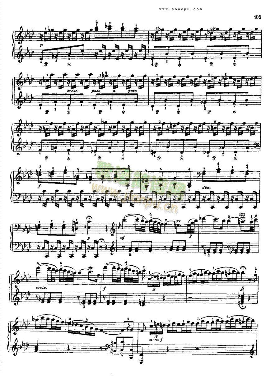 奏鸣曲十一1786年出版 键盘类 钢琴4