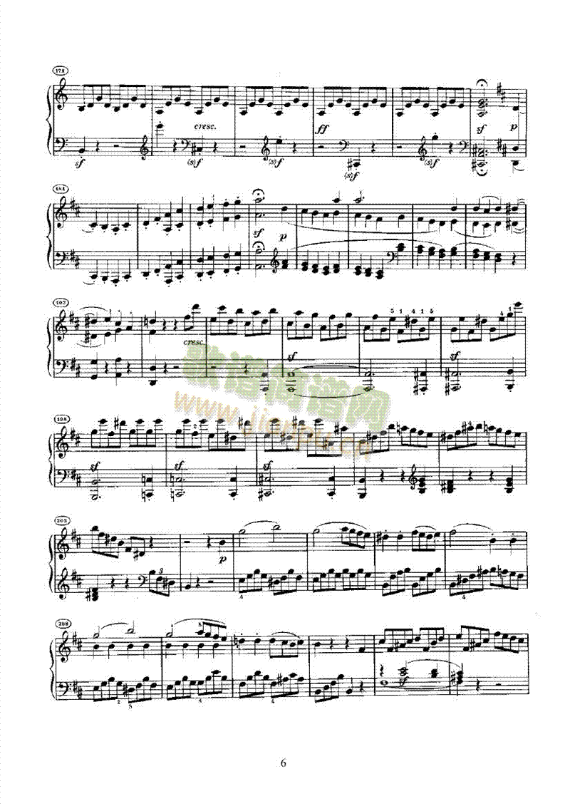 奏鸣曲(Opus10 Nr.3) 键盘类 钢琴6