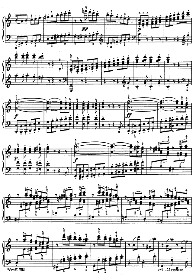 第三钢琴奏鸣曲 -Op.2 No.3-贝多芬20
