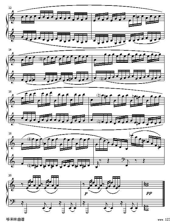 60首钢琴练习曲NO.1-克拉莫2