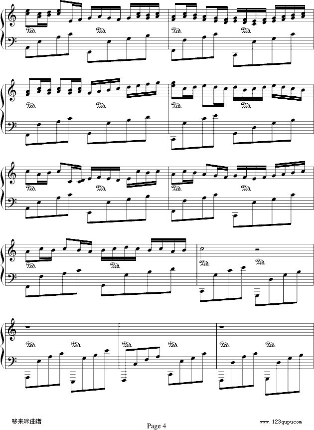 卡农-（情感100%）-帕赫贝尔-Pachelbel4