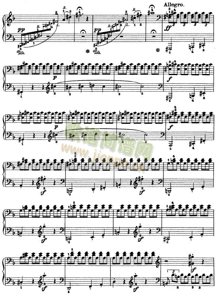 暴风雨-d小调第十七钢琴奏鸣曲 - Op.31―24
